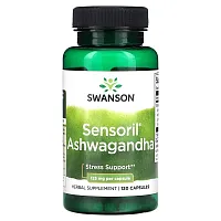 Swanson, Sensoril Ashwagandha, 125 mg, 120 Capsules