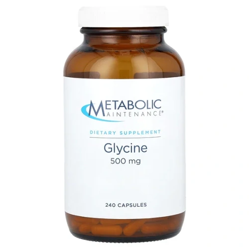 Metabolic Maintenance, Glycine, 500 mg, 240 Capsules