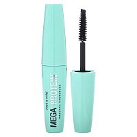 wet n wild, Водостойкая тушь для ресниц Mega Protein, черная, 6 мл (0,21 жидк. Унции)