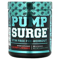 Jacked Factory, Pump Surge, Stim Free Pre-Workout, Cherry Limeade, 8.82 oz (250 g)