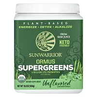 Sunwarrior, Ormus Supergreens, Unflavored, 15.8 oz (450 g)