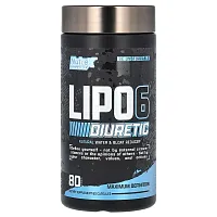 Nutrex Research, LIPO-6 Diuretic, 80 Capsules