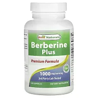 Best Naturals, Berberine Plus, 1,000 mg, 120 Capsules (500 mg per Capsule)