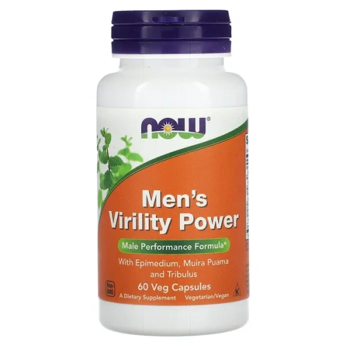 NOW Foods, Men&#x27;s Virility Power , 60 Veg Capsules