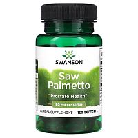 Swanson, Saw Palmetto, 160 mg, 120 Softgels