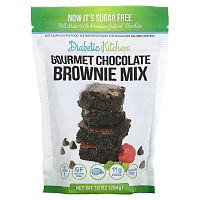 Diabetic Kitchen, Gourmet Chocolate Brownie Mix, 10 унций (284 г)