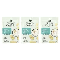 Simply Organic, French Onion Dip Mix, 3 Packets, 1.10 oz (31 g) Each