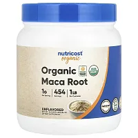 Nutricost, Organic Maca Root, Unflavored, 1 lb (454 g)