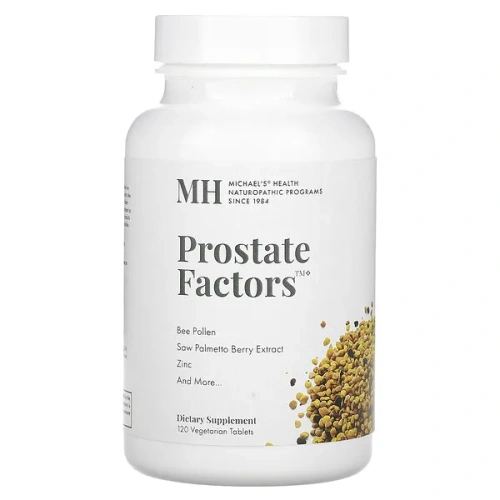 Michael&#x27;s Naturopathic, Prostate Factors, 120 Vegetarian Tablets