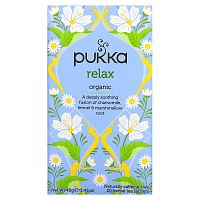 Pukka Herbs, Расслабление, без кофеина, 20 пакетиков травяного чая, 1,41 унц. (40 г)