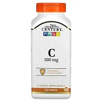 21st Century, Vitamin C, 500 mg, 250 Tablets