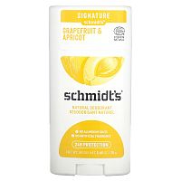 Schmidt's, Натуральный дезодорант, грейпфрут и абрикос, 75 г (2,65 унции)