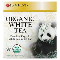 Uncle Lee&#x27;s Tea, Organic White Tea, 40 Tea Bags, 2.26 oz (64 g)