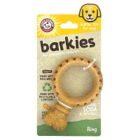 Arm & Hammer, Barkies for Moderate Chewers, стоматологическая игрушка для собак, кольцо, арахисовая паста, 1 игрушка