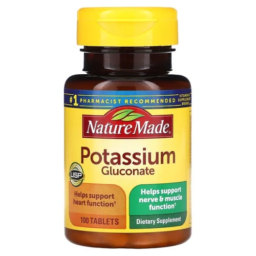 Nature Made, Potassium Gluconate, 100 Tablets