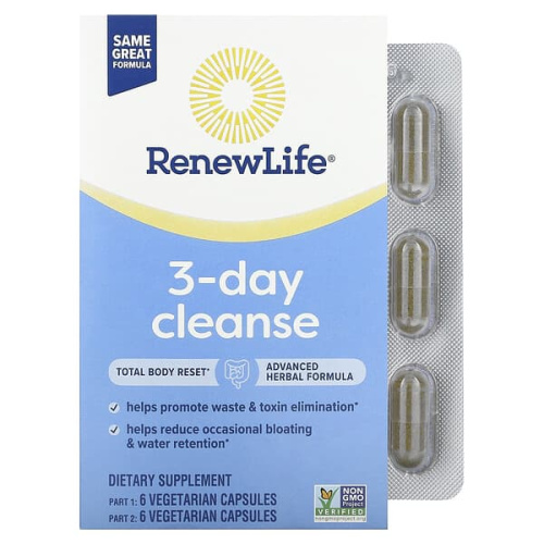 Renew Life, 3-Day Cleanse , 12 Vegetarian Capsules