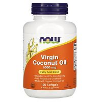 Now Foods, Virgin Coconut Oil, 1,000 mg, 120 Softgels