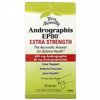 Terry Naturally, Andrographis EP80, Extra Strength, 60 Capsules