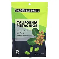 Wilderness Poets, Organic Organic California Pistachios, Unsalted, 6 oz (170 g)