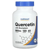 Nutricost, Quercetin with Bromelain, 120 Capsules