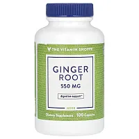 The Vitamin Shoppe, Ginger Root, 550 mg, 100 Capsules