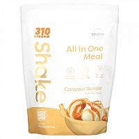 310 Nutrition, All-In-One Meal Shake, мороженое с карамелью, 814,8 г (28,7 унции)