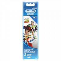 Oral-B, Сменные насадки-щетки, сверхмягкие, для детей от 3 лет, Toy Story, 2 шт. В упаковке