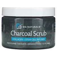 M3 Naturals, Угольный скраб, 340 г (12 унций)