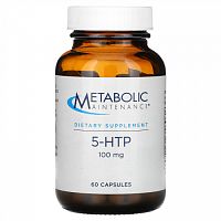 Metabolic Maintenance, 5-HTP, 100 мг, 60 капсул