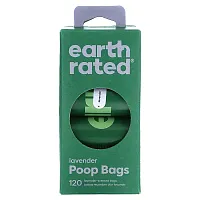 Earth Rated, Dog Poop Bags, Lavender, 120 Bags