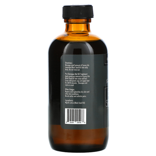 Sunny Isle, Black Seed Oil, 4 fl oz фото 2