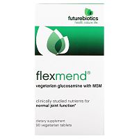 Futurebiotics, FlexMend, вегетарианский глюкозамин с МСМ, 90 вегетарианских таблеток