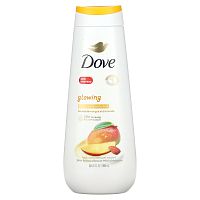 Dove, Glowing, гель для душа, масло манго и миндаля, 591 мл (20 жидк. Унций)