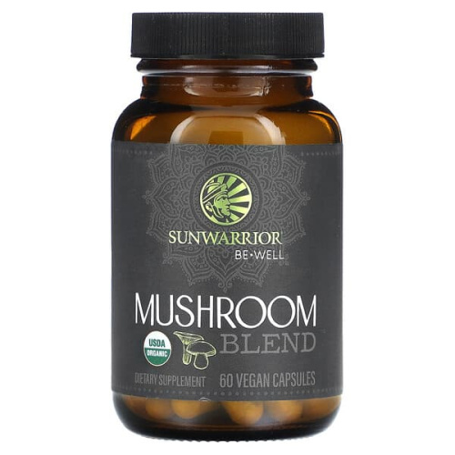 Sunwarrior, Mushroom Blend, 60 Vegan Capsules