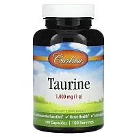 Carlson, Taurine, 1,000 mg, 100 Capsules