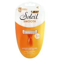 BIC, Soleil Smooth, Disposable Razors, 4 Disposable Razors