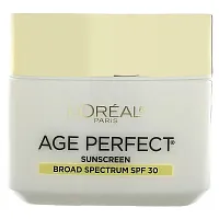 L&#x27;Oréal, Age Perfect Anti-Sagging + Even Tone, Collagen Expert Moisturizer, SPF 30, 2.5 oz (70 g)