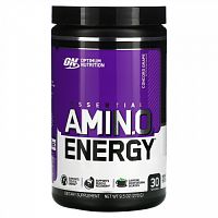 Optimum Nutrition, Essential Amin.O. Energy, виноград «Конкорд», 270 г (9,5 унции)