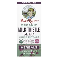 MaryRuth&#x27;s, Organic Milk Thistle Seed Liquid Extract, Alcohol Free, 1,190 mg, 1 fl oz (30 ml)