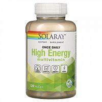 Solaray, Once Daily, High Energy Multivitamin, 120 VegCaps