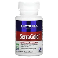 Enzymedica, SerraGold, High Potency Serrapeptase, 60 Capsules