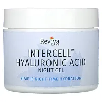 Reviva Labs, InterCell, Hyaluronic Acid, Night Gel, 2.0 oz (55 g)