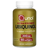 Qunol, Extra Strength Ubiquinol, 200 mg, 60 Softgels