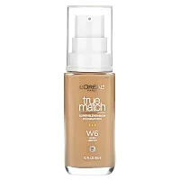 L&#x27;Oréal, True Match, Super-Blendable Foundation, W6 Warm Medium, 1 fl oz (30 ml)