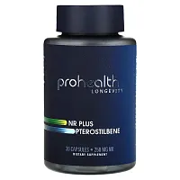 ProHealth Longevity, NR Plus Pterostilbene, 250 mg, 30 Capsules