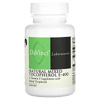 DaVinci Laboratories of Vermont, Natural Mixed Tocopherol E-400, 60 Softgels