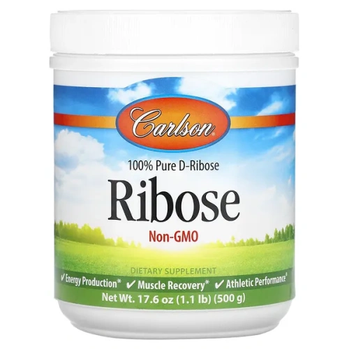 Carlson, Ribose, 17.6 oz (500 g)