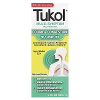 Tukol, Multi-Symptom, Cough &amp; Congestion, Ages 12+, 4 fl oz (118 ml)