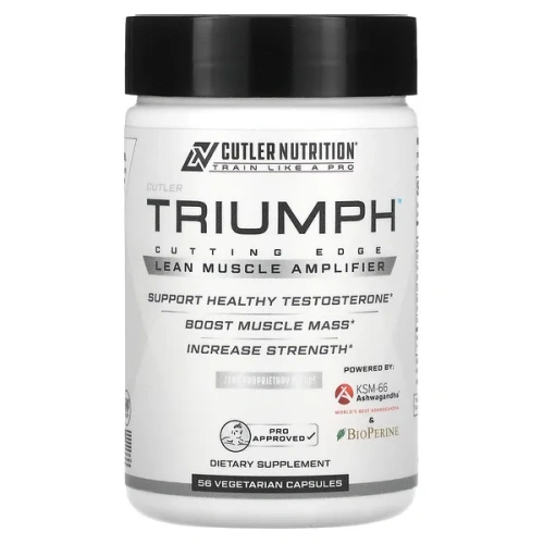 Cutler Nutrition, Triumph, Lean Muscle Amplifier, 56 Vegetarian Capsules