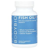 BodyBio, Fish Oil+, 60 Softgels